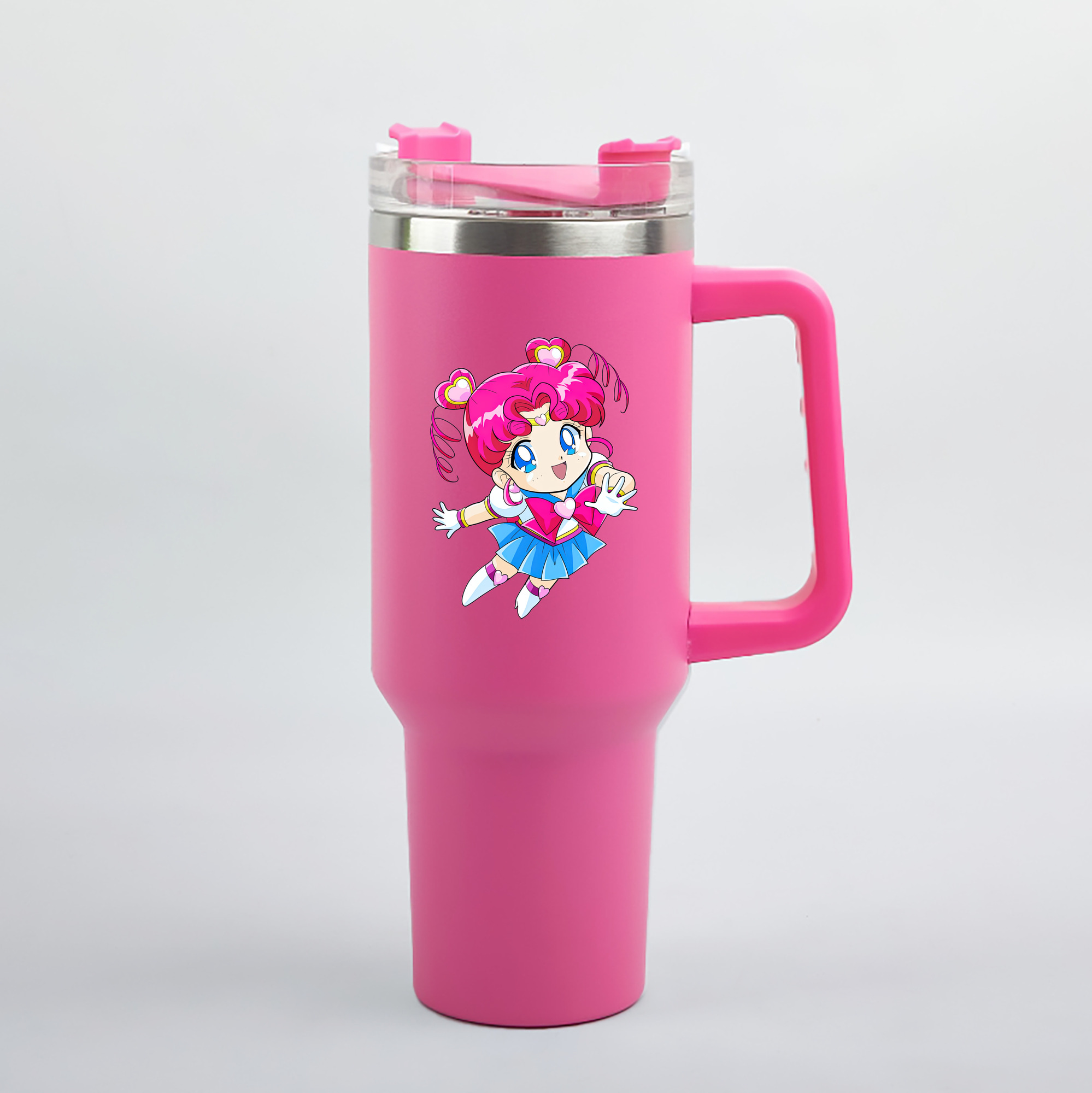 （画像用） 美少女戦士セーラームーン ちびうさ Sailor Moon Chibiusa Tsukino Usagi Small Lady Serenity 1200mL車用タンブラー（カラープリント）